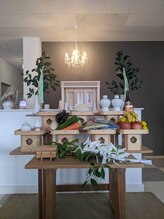 サロン ド 花歩 松山本店/Open前の椿神社のお清祓い