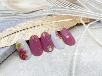 ネイルサロン アージュ(Nail Salon A jyu)/上品フラワー