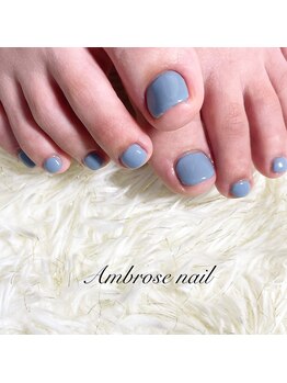 アンブローズネイル(Ambrose nail)/秋フットネイル