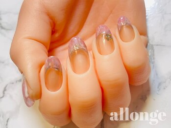 アロンジェ 甲府中央店/ホイルアートネイル☆