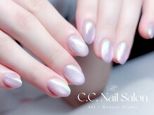シーシーネイルサロン 池袋(C.C.Nail salon)/マグネットｘオーロラネイル