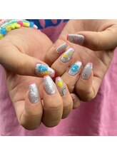 Mネイルアンドカフェ シェレステ/ケアベアネイル