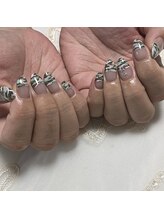 アーブル(Arbre)/迷彩柄ネイル