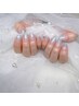 【ハンド】ラメグラデーションネイル¥6000