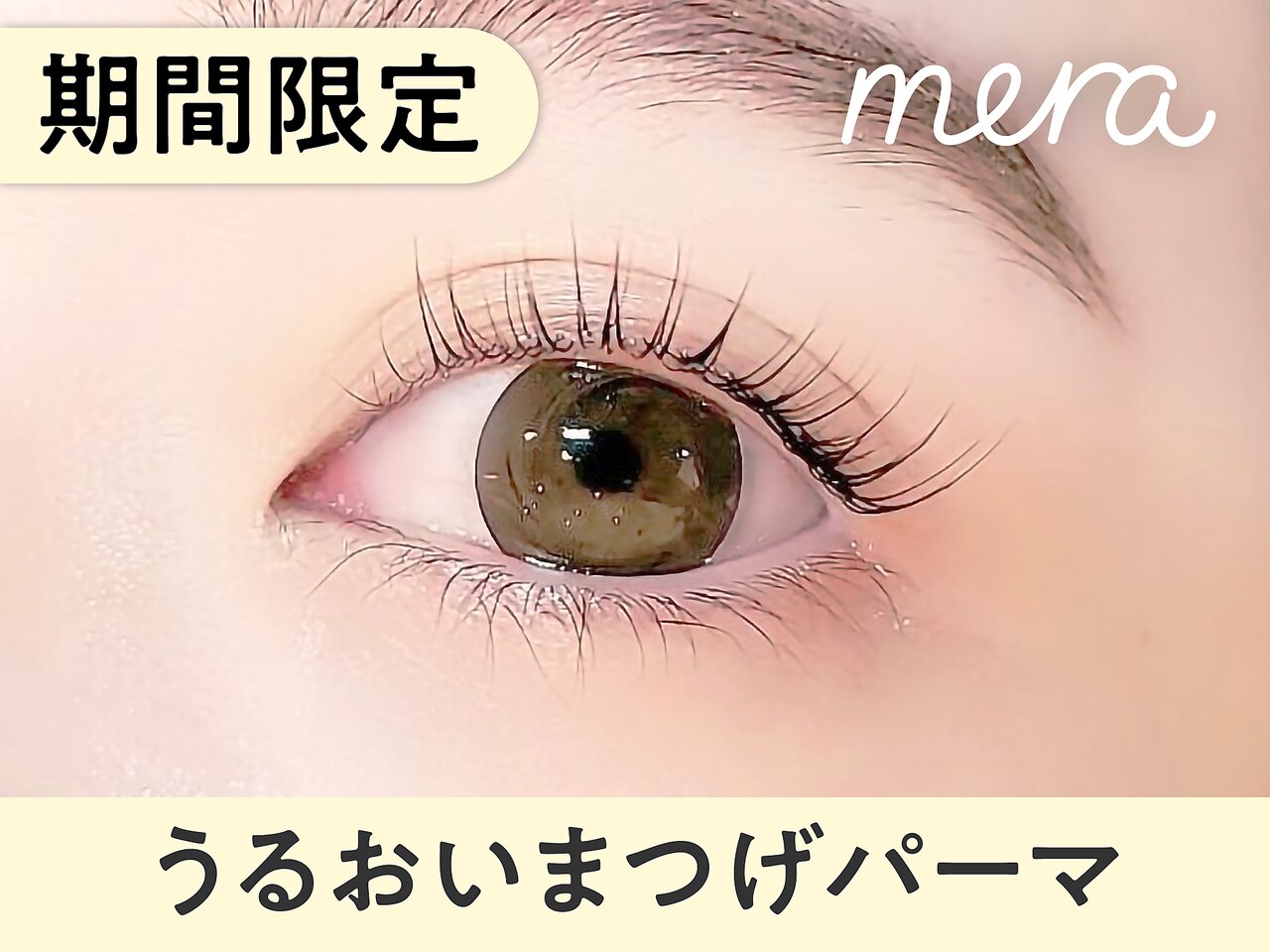 【3月9日まで限定】潤いまつげパーマ \3800→【\2490】［三宮］