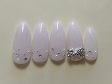 ジェミーネイル シンジュク(Jemiy nail shinjuku)/ちゅるピンクキラキラ¥8480