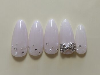 ジェミーネイル シンジュク(Jemiy nail shinjuku)/ちゅるピンクキラキラ¥8480