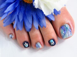 秋のフット★ブルー×ネイビー