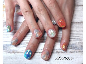 エテル(eterno)/オーロラうるうるネイル