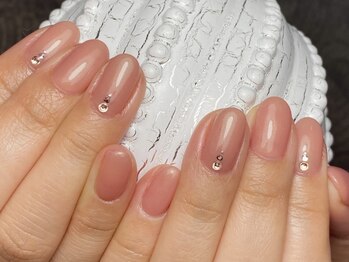 イーエムネイルズ(em nails)の写真/シンプルこそ高技術で★フィルイン施術で爪に優しい◎健康的な自爪でネイルを楽しみましょう♪