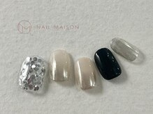 ネイルメゾン 梅田(NAIL MAISON)/シルバーミラーホロポップ