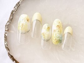 ミモザネイル￥7980