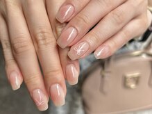 ア―ジュポシェフリル 下大利店(age poche Frill)/チークネイル