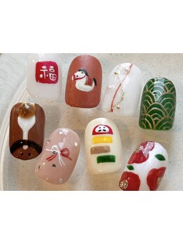 手描きアートが得意なサロン