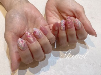 アクイユ 銀座店(ACCUEIL)/お花畑ネイル