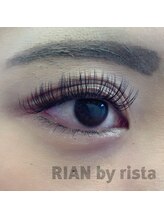 リアン アイ 太田(RIAN eye)/フラットマットラッシュ　160本