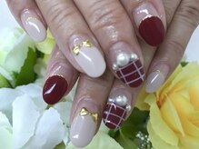 ディーネイル 京橋(D-nail)/ボルドーネイル