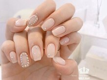 エムアンドワイ 秋葉原店(M&Y)/ベージュネイル/シンプル