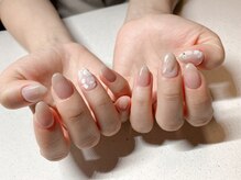 モルフォネイル(Morpho nail)/#新宿西口#ニュアンスネイル