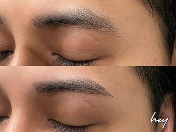 ヘイ 恵比寿店(hey)/メンズ眉毛＊人気のストレート眉
