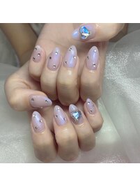 偏光パールネイル♪