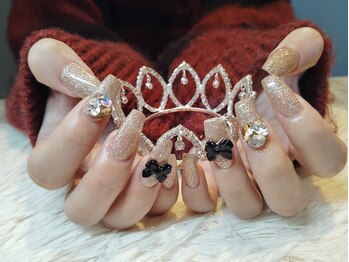 リーフ(LEAF)/ラメワンカラーネイル