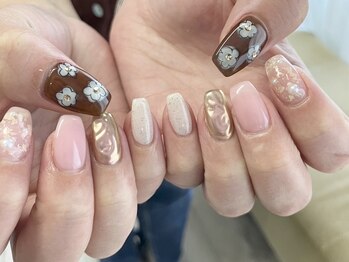 シーズネイル 渋谷店(She's nail)の写真/定額Art¥4500~!定額コースでお手頃な値段♪designの種類が豊富で圧倒的支持【写真:初回オフ込¥7980】