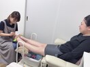 施術の様子
