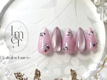リュミエール(Lumiere)/ドライフラワーネイル