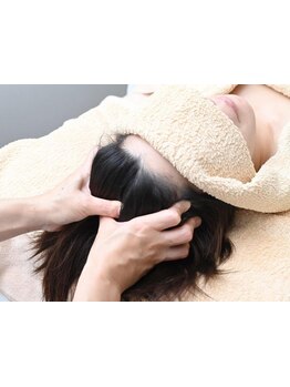 ヘッドスパで癒されたい