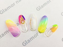 カラフルオーロラ×リーフ