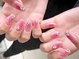 韓国風チークネイル☆