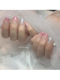 キラキラ夏ギャルネイル