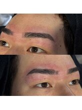 メンズ眉毛サロンラボ 池袋東口店/最近オーダーが多いストレート眉