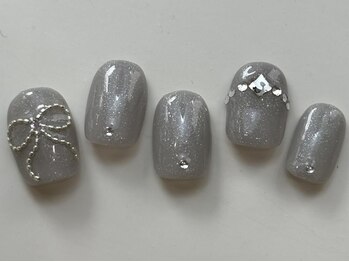 ワンホンキラキラリボン¥7000