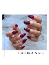 ツキカドットネイル(tsukika.nail)/グロス×マット