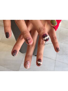 手描きアートが得意なサロン