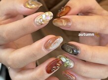 ルカ 原宿(lux)/オータム × ニュアンスネイル