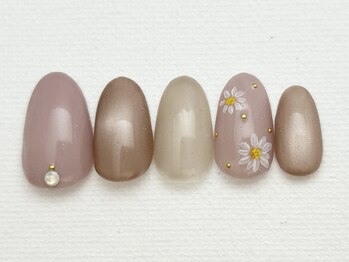 ネイルサロン アビー グランデュオ蒲田店(abbie)/ [蒲田限定A]マーガレット¥8250
