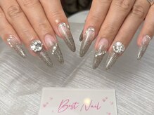 Best Nail 銀座店【ワンホンネイル・スカルプ・パラジェル・上品ジェルネイル】/長さ出しデザインネイル