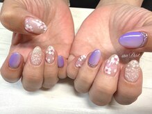 アンドット(anDot.)/桜×パープルネイル