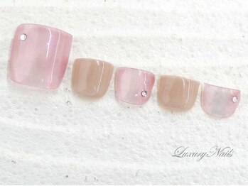 ラグジュアリーネイルズ アカバネ(Luxury Nails Akabane)/うるツヤ*マグミラーネイル