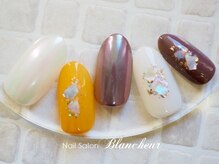 ネイルサロン ブランシュール(Nail Salon Blancheur)/秋色オーロラワンカラーネイル