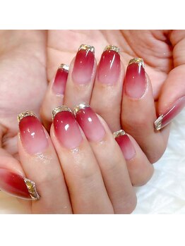 サンネイルルーム(sun nail room)/グラデ×ラメ【完全個室】