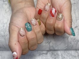 クリスマスネイル