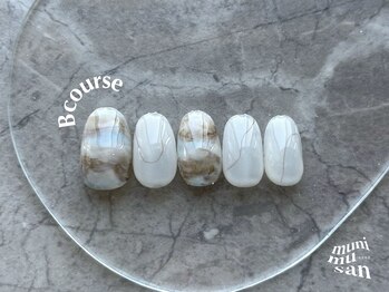 ムニムサン(0203 munimusan)/定額Bコース【地層ネイル】