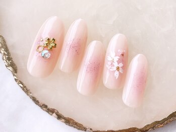 ネイルサロンフォーユー(for u)/桜ネイル￥7980