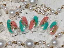 パッチリオメメ 海老名店(Patchiri Omeme)/塗りかけネイル¥3980