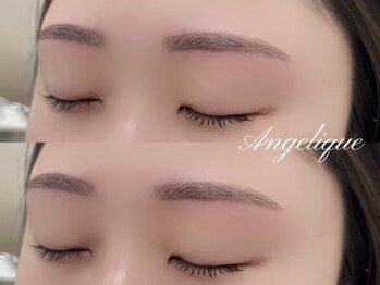 アンジェリーク 飯塚店(Angelique)の写真/【当店大人気!!美眉スタイリング】｢なりたい眉毛へ｣｢自己流で左右非対称｣お悩み解決♪朝のメイクも時短に♪