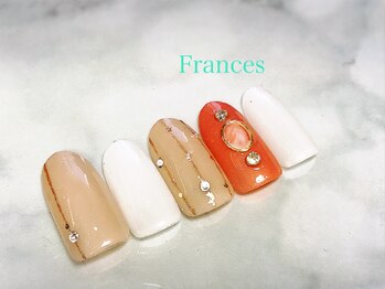 フランセス(Frances)/ストライプ×ブローチ
